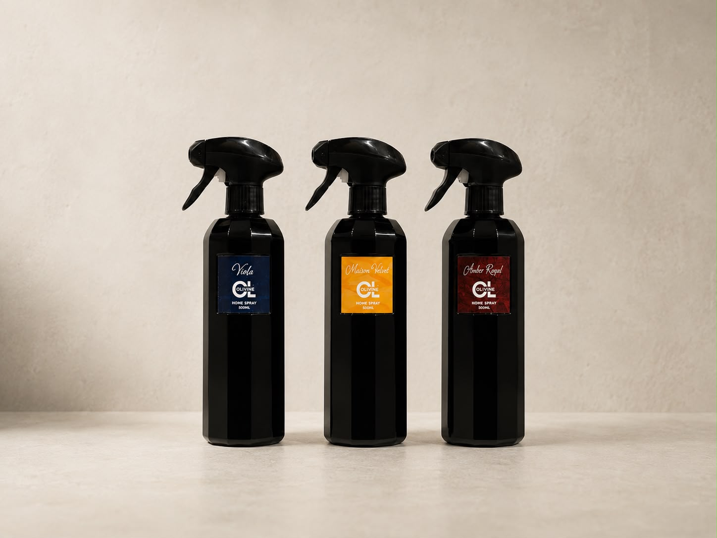DAR OLIVINE | Home Spray Trio – 3 × 500ml
